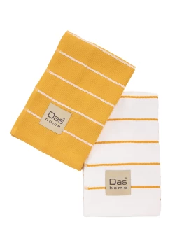 DAS HOME ΣΕΤ ΠΟΤΗΡΟΠΑΝΑ 2ΤΜΧ 40X60 0887 OCHRE