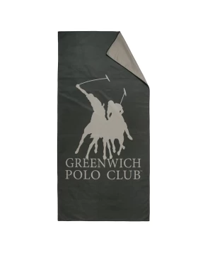 GREENWICH POLO CLUB ΠΕΤΣΕΤΑ ΘΑΛΑΣΣΗΣ 80Χ170 ESSENTIAL 5214 BLACK, GREY
