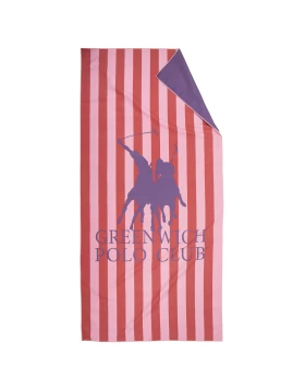 GREENWICH POLO CLUB ΠΕΤΣΕΤΑ ΘΑΛΑΣΣΗΣ 80Χ170 ESSENTIAL 5216 PINK, RED