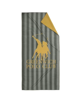 GREENWICH POLO CLUB ΠΕΤΣΕΤΑ ΘΑΛΑΣΣΗΣ 80Χ170 ESSENTIAL 5217 GREY, OCHRE