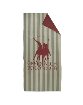 GREENWICH POLO CLUB ΠΕΤΣΕΤΑ ΘΑΛΑΣΣΗΣ 80Χ170 ESSENTIAL 5218 CORAL, GREEN