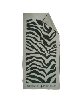 GREENWICH POLO CLUB ΠΕΤΣΕΤΑ ΘΑΛΑΣΣΗΣ 80Χ170 ESSENTIAL 5203 BLACK, TAUPE