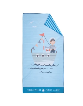 GREENWICH POLO CLUB JUNIOR ΠΕΤΣΕΤΑ ΘΑΛΑΣΣΗΣ 70Χ140 4178 BLUE