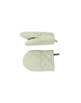 Μίνι Γάντι Κουζίνας Βαμβακερό Finesse CHEF Richmond Celadon 14x20 εκ. (CHEF04205)