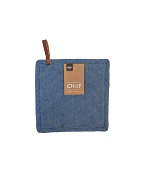 Πιάστρα Κουζίνας Βαμβακερή Finesse CHEF Denim (Τζιν) 20x20 εκ. (CHEF02206)