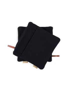 Πιάστρα Κουζίνας / BBQ Βαμβακερή με Τσέπη Finesse CHEF Black 20x20 εκ. (CHEF02001)