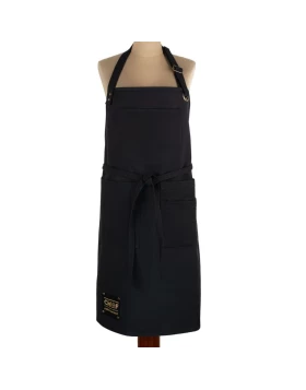 Ολόσωμη Ποδιά Κουζίνας / BBQ Ενισχυμένη Finesse CHEF Black 70x90 εκ. (CHEF01001)