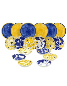 Σετ πιάτα 18 τμχ πορσελάνης Tognana Madison Marisol