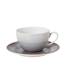 Φλυτζάνι Τσαγιού & Πιάτο Cryspo Trio Aloha Stoneware 230ml - 25.099.16