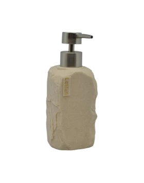 Dispenser Υγρού Σαπουνιού Μπεζ Με Όψη Πέτρας Ankor - 846627