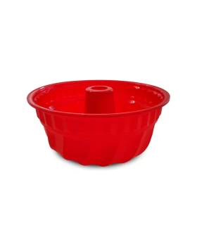 Guardini Juliette Φόρμα Κέικ Gugelhupf Σιλικόνης Ø22cm Κόκκινη - Made in Italy