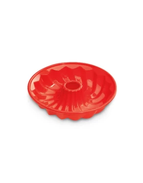 Guardini Juliette Φόρμα Σιλικόνης για Κέικ Ciambella Ø24cm Κόκκινη - Made in Italy