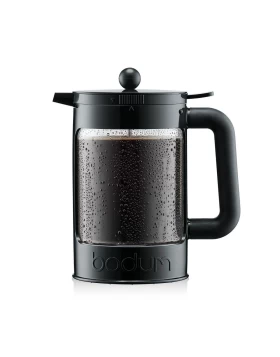 Bodum K11683-01 Bean Σετ Cold Brew με Γυάλινη Κανάτα 1.5L - Μαύρο