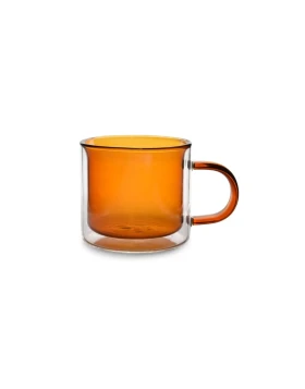 Σετ 2 Κούπες ONA Liv 704115 Double Wall 27cl – Amber Glow
