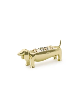Umbra Dachsie Διακοσμητική Βάση για Δαχτυλίδια Dog, 299245-104 - Brass