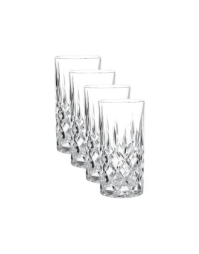 Nachtmann Noblesse 89208 Σετ 4 Κρυστάλλινα Ποτήρια Σωλήνα Long Drink 375ml