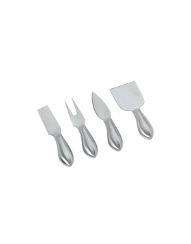 Cryspo Trio Σετ 4 Μαχαίρια Τυριού Inox Ματ 01.00.504