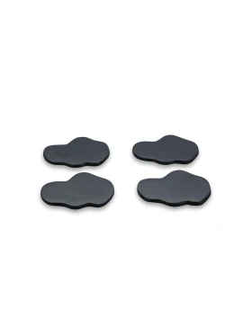 Salt&Pepper 824752 Σετ 4 Σουβέρ Charm Organic 10x9.5cm - Black