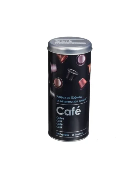 5five 136303 Black Edition Μεταλλικό Δοχείο για Κάψουλες Καφέ (25 Θέσεων)