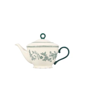 Salt&Pepper 803362 Τσαγιέρα Cyril 920ml - Green Floral Porcelain