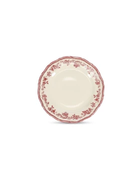 Salt&Pepper 803370 Πιάτο Φρούτου Cyril 21,5cm - Burgundy Floral Porcelain