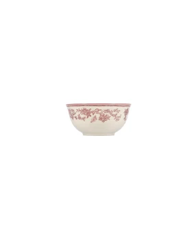 Salt&Pepper 803377 Μπολ Cyril 15cm - Burgundy Floral Porcelain