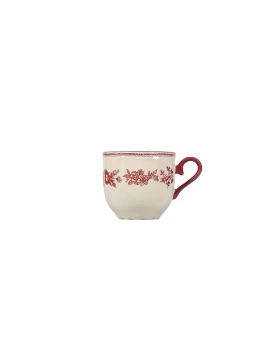 Salt&Pepper 803378 Φλιτζάνι Cyril 215ml - Burgundy Floral Porcelain