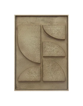 Πίνακας Καμβάς Espiel FAL455 3D Ανάγλυφα Αφηρημένα Σχήματα (50x70cm)