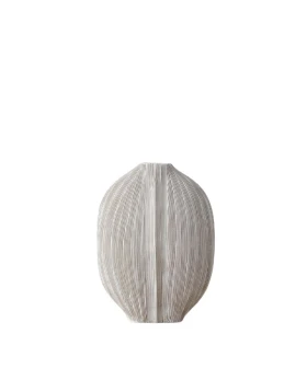 Βάζο Espiel FIK458 Ανάγλυφο Οβάλ 30cm από Polyresin