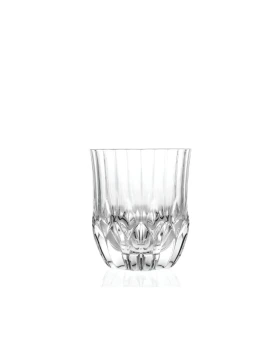 Σετ 6 Κρυστάλλινα Ποτήρια Ουίσκι RCR Adagio 350ml - Made in Italy