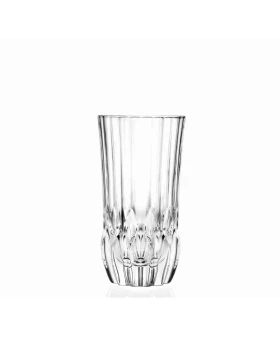 Σετ 6 Κρυστάλλινα Ψηλά Ποτήρια RCR Adagio 400ml - Σωλήνας - Made in Italy