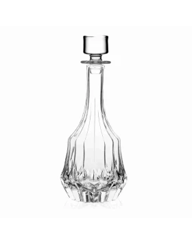 Κρυστάλλινη Καράφα RCR Adagio 1000ml με Πώμα - Made in Italy