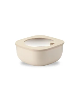 Guzzini Store&More Bio Τετράγωνο Δοχείο Τροφίμων 975ml - Beige (17072079)