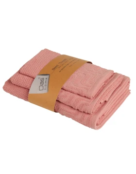 DAS HOME ΣΕΤ ΠΕΤΣΕΤΕΣ 3ΤΕΜΑΧΙΩΝ BEST 0883 PINK