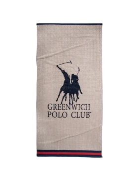 GREENWICH POLO CLUB ΠΕΤΣΕΤΑ ΘΑΛΑΣΣΗΣ 90Χ180 ESSENTIAL 5226 BLUE, TAUPE
