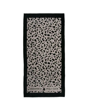 GREENWICH POLO CLUB ΠΕΤΣΕΤΑ ΘΑΛΑΣΣΗΣ 90Χ180 ESSENTIAL 5237 BLACK, TAUPE