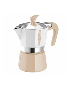 Καφετιέρα / Μπρίκι Espresso 6 φλ. Pedrini MyMoka 02CF169 - Μπεζ / Κρεμ