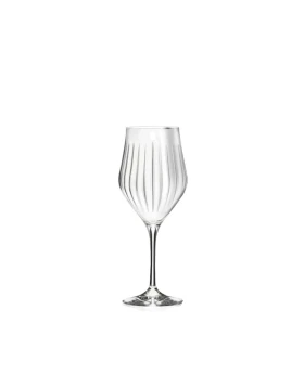 RCR Timeless Κρυστάλλινο Κολωνάτο Ποτήρι Κρασιού Calice T45 450ml (Σετ 6 τμχ)