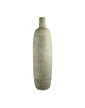 Μεταλλικό Βάζο Δαπέδου Zen Collection 19,5x70,5 εκ. Γκρι (52799)