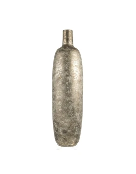 Μεταλλικό Βάζο Δαπέδου Zen Collection 19,5x70,5 εκ. Ασημί Αντικέ (52800)