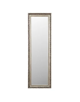 Καθρέπτης Τοίχου Μπιζουτέ Zen Collection 30x120 εκ. Ασημί Αντικέ (52977)