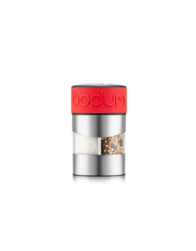 Bodum Twin 11002-04 Μύλος Αλατιού & Πιπεριού 2-σε-1 - Red