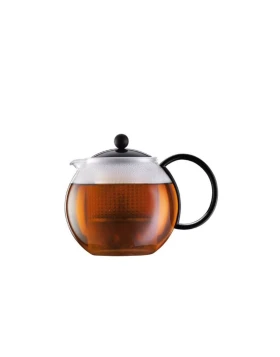 Bodum Assam 1844-01 Γυάλινη Τσαγιέρα με Φίλτρο Πρέσας - 1.0L