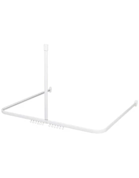 Sealskin Easy Roll Σετ Βραχίονα Κουρτίνας Μπάνιου Λευκό (Κωδ. 5276623010)
