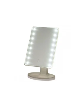 Καθρέπτης Μακιγιάζ με LED Φωτισμό 16.3x11.5x26.5cm White MRShome