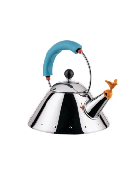 Βραστήρας Alessi 9093/1 LAZ Inox 1L (Γαλάζιο / Πορτοκαλί)