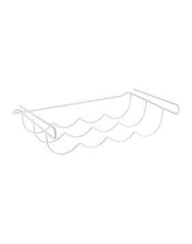 Metaltex Cool-Bottle Θήκη Μπουκαλιών Ψυγείου 4 Θέσεων Λευκή 41x33x12 εκ. 364901