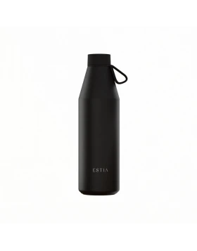 Θερμός Ανοξείδωτο Estia Flow Save The Aegean Μαύρο Ματ 800ml 01-43148