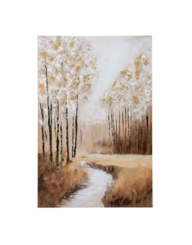 Πίνακας σε Καμβά με Δασικό Τοπίο 60x90 εκ. Zen Collection 53082