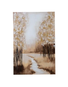 Πίνακας σε Καμβά με Δασικό Τοπίο 60x90 εκ. Zen Collection 53083
